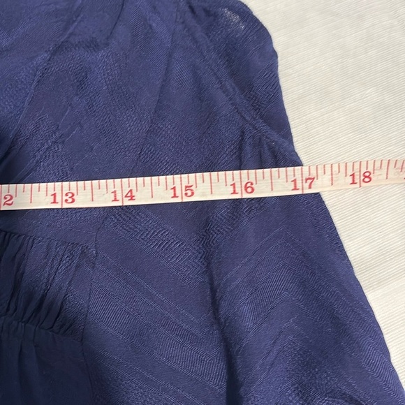 Anthropologie Maeve Navy Sleeveless Top - Picture 4 of 8